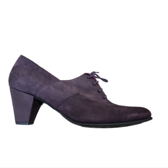 Arche Shoes - Vintage 379gap Arche LN Suede Leather Heeled Booties, Plum, US Womens 10, EUR 42